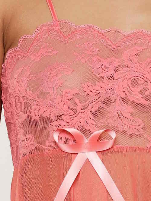 LingaDore Night Spiced Coral spiced coral slipdress LingaDore Night Spiced Coral spiced coral slipdress