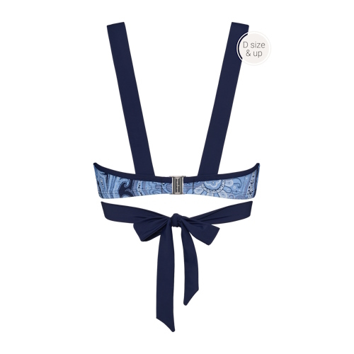 Marlies Dekkers Swimwear Cache Coeur blue/print padded bikini bra Marlies Dekkers Swimwear Cache Coeur blue/print padded bikini bra
