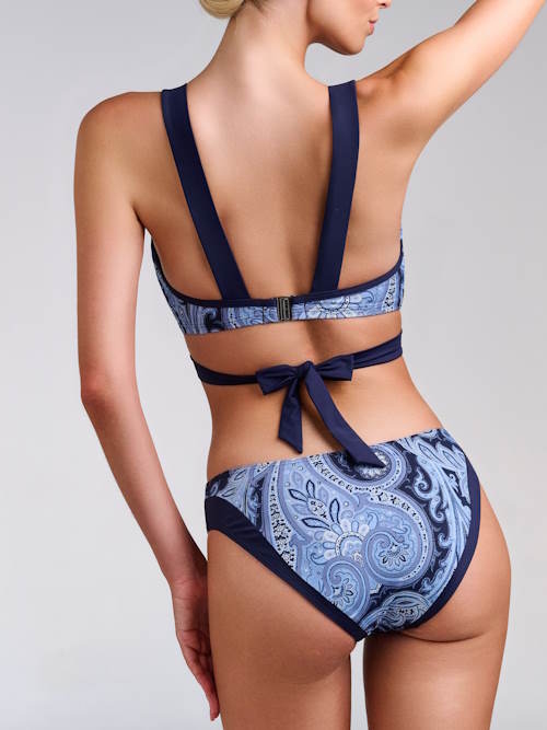 Marlies Dekkers Swimwear Cache Coeur blue/print bikini brief Marlies Dekkers Swimwear Cache Coeur blue/print bikini brief
