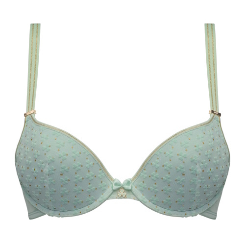 Marlies Dekkers Lucky Clover mint push up bra Marlies Dekkers Lucky Clover mint push up bra