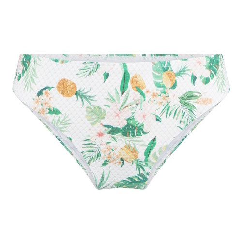 LingaDore Beach Tropical Botanic white/print bikini brief LingaDore Beach Tropical Botanic white/print bikini brief