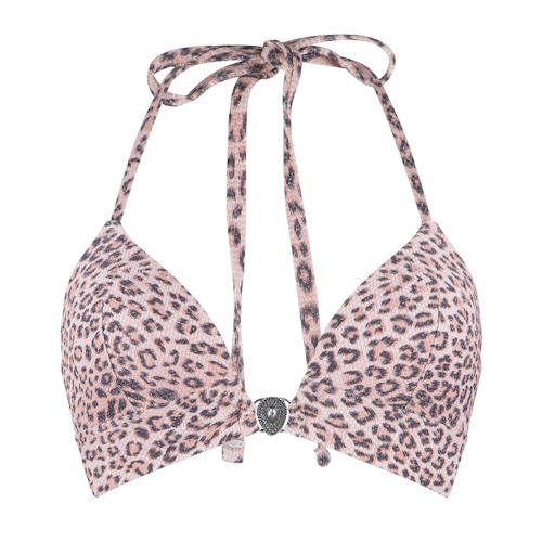 LingaDore Beach  Pink Leopard pink/print padded bikini bra LingaDore Beach  Pink Leopard pink/print padded bikini bra