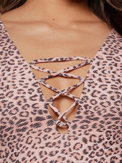 LingaDore Beach  Pink Leopard pink/print bathingsuit LingaDore Beach  Pink Leopard pink/print bathingsuit