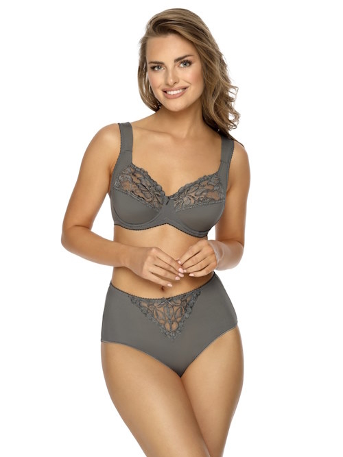 Viania Helga dark grey non-padded bra Viania Helga dark grey non-padded bra