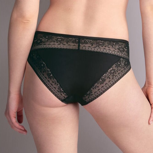 Rosa Faia Rosemary black high waist brief Rosa Faia Rosemary black high waist brief