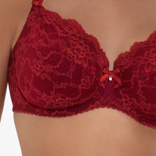 Rosa Faia Bobette bordeaux non-padded bra Rosa Faia Bobette bordeaux non-padded bra