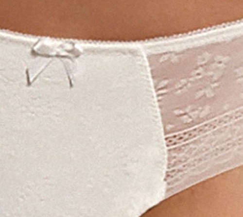 Rosa Faia Fleur ivory thong Rosa Faia Fleur ivory thong
