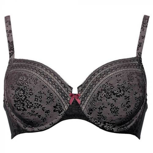 Rosa Faia Fleur black non-padded bra Rosa Faia Fleur black non-padded bra