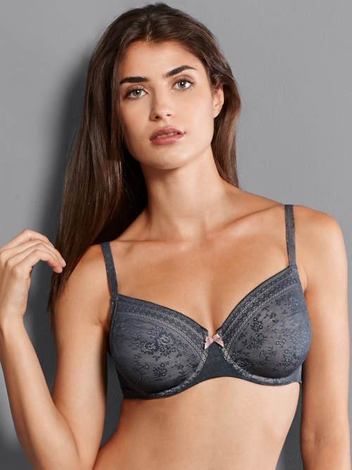 Rosa Faia Fleur anthracite non-padded bra Rosa Faia Fleur anthracite non-padded bra