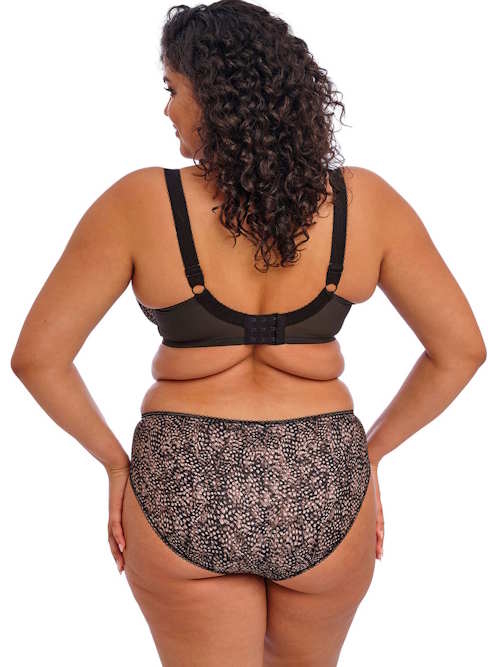 Elomi Morgan black/print non-padded bra Elomi Morgan black/print non-padded bra