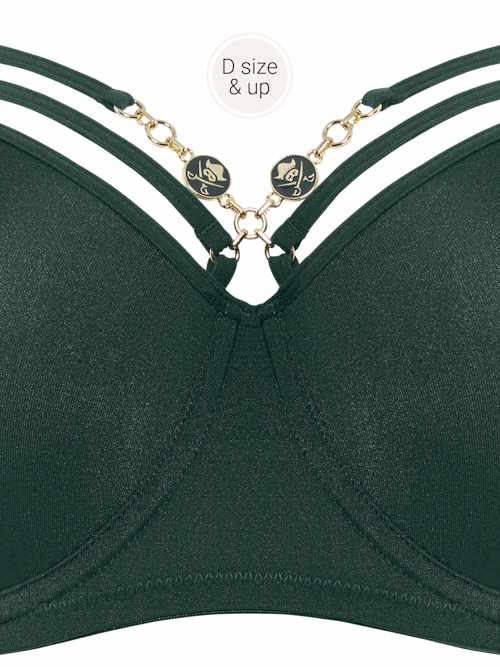Marlies Dekkers Untameable Teuta green non-padded bra Marlies Dekkers Untameable Teuta green non-padded bra
