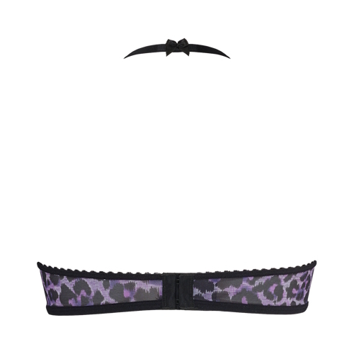 Marlies Dekkers Peekaboo purple/print non-padded bra Marlies Dekkers Peekaboo purple/print non-padded bra