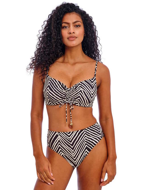 Freya Swim Fiji Falls black soft-cup bikini bra Freya Swim Fiji Falls black soft-cup bikini bra