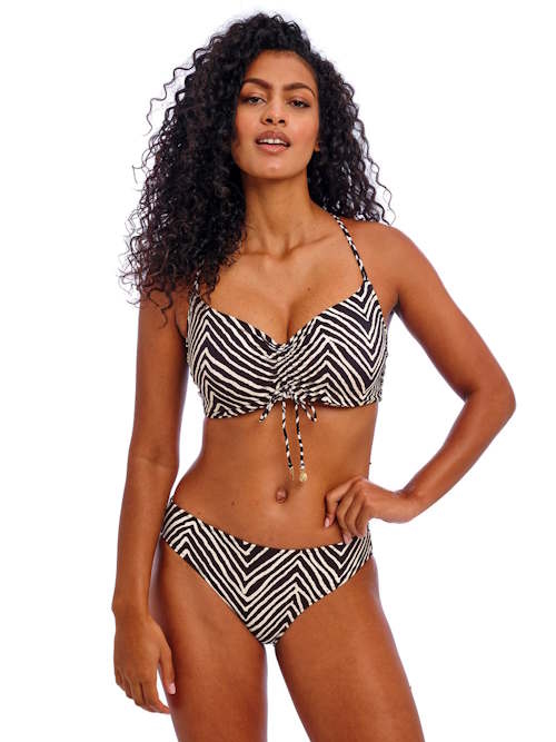 Freya Swim Fiji Falls black soft-cup bikini bra Freya Swim Fiji Falls black soft-cup bikini bra