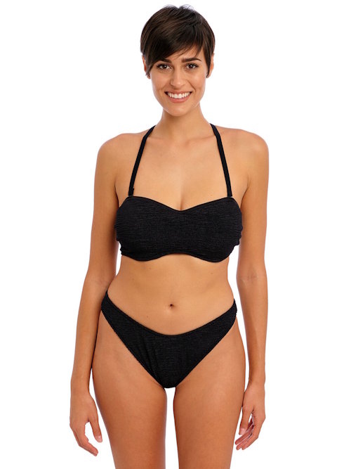 Freya Swim Ibiza Waves black soft-cup bikini bra Freya Swim Ibiza Waves black soft-cup bikini bra