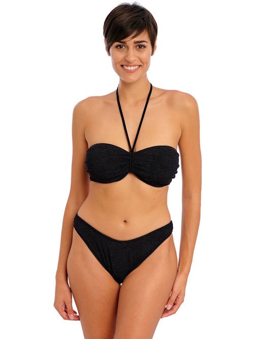 Freya Swim Ibiza Waves black soft-cup bikini bra Freya Swim Ibiza Waves black soft-cup bikini bra