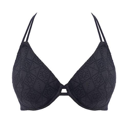 Freya Swim Nomad Nights black soft-cup bikini bra Freya Swim Nomad Nights black soft-cup bikini bra