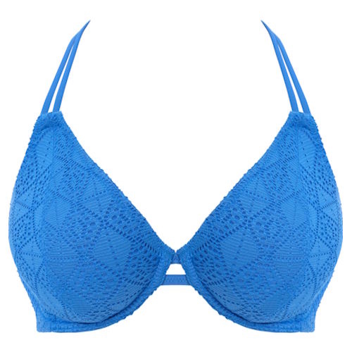Freya Swim Nomad Nights atoll blue soft-cup bikini bra Freya Swim Nomad Nights atoll blue soft-cup bikini bra