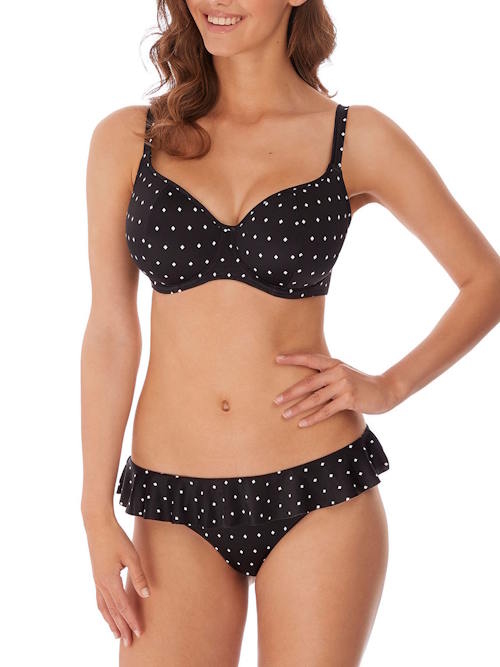 Freya Swim Jewel Cove black/print padded bikini bra Freya Swim Jewel Cove black/print padded bikini bra
