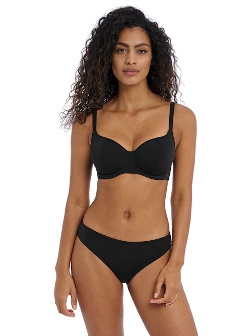 Freya Swim Jewel Cove black padded bikini bra Freya Swim Jewel Cove black padded bikini bra