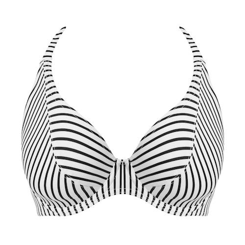 Freya Swim Jewel Cove black/white soft-cup bikini bra Freya Swim Jewel Cove black/white soft-cup bikini bra