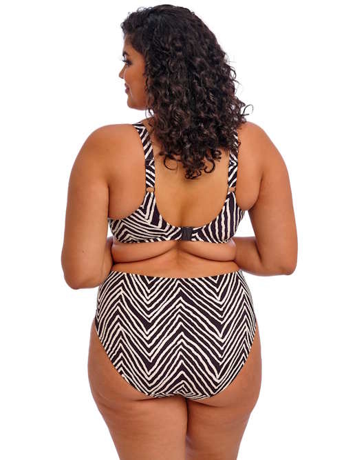 Elomi Swim Fiji Falls black/white soft-cup bikini bra Elomi Swim Fiji Falls black/white soft-cup bikini bra