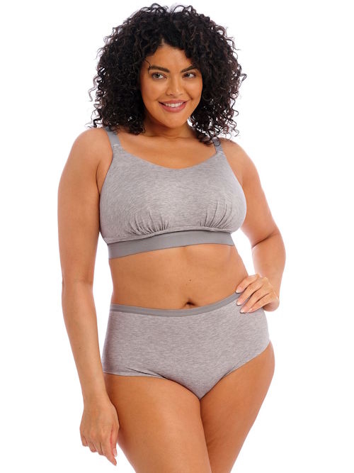 Elomi Downtime grey non-padded bra Elomi Downtime grey non-padded bra