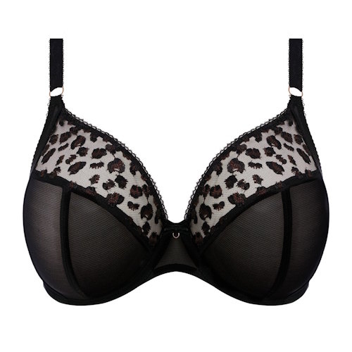 Elomi Namrah black non-padded bra Elomi Namrah black non-padded bra