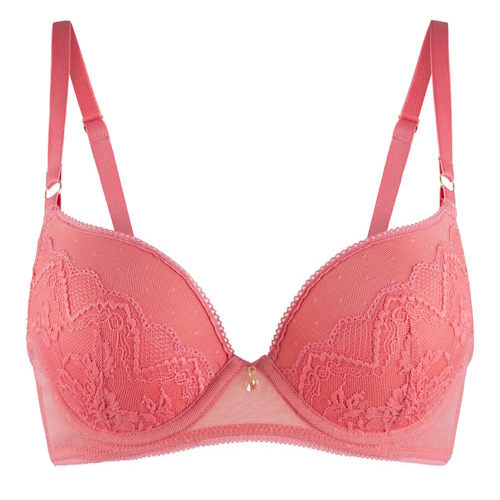 LingaDore Spiced Coral coral push up bra LingaDore Spiced Coral coral push up bra