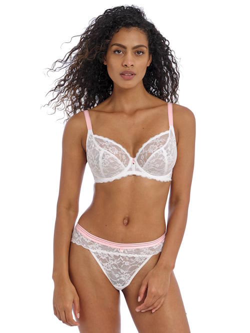 Freya Offbeat white non-padded bra Freya Offbeat white non-padded bra