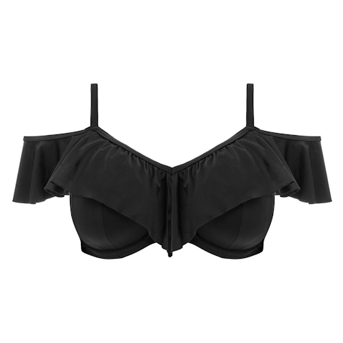 Elomi Swim Plain Sailing black soft-cup bikini bra Elomi Swim Plain Sailing black soft-cup bikini bra