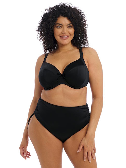 Elomi Swim Plain Sailing black padded bikini bra Elomi Swim Plain Sailing black padded bikini bra