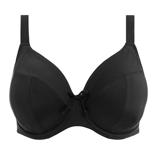 Elomi Swim Plain Sailing black padded bikini bra Elomi Swim Plain Sailing black padded bikini bra