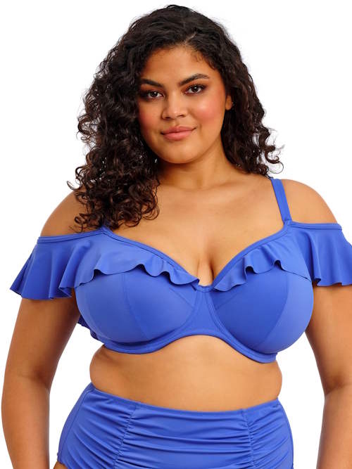 Elomi Swim Plain Sailing blue padded bikini bra Elomi Swim Plain Sailing blue padded bikini bra