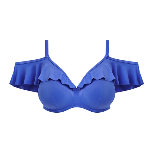 Elomi Swim Plain Sailing blue padded bikini bra Elomi Swim Plain Sailing blue padded bikini bra