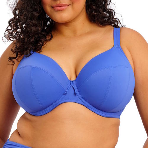 Elomi Swim Plain Sailing blue soft-cup bikini bra Elomi Swim Plain Sailing blue soft-cup bikini bra