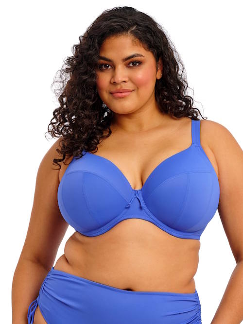 Elomi Swim Plain Sailing blue soft-cup bikini bra Elomi Swim Plain Sailing blue soft-cup bikini bra
