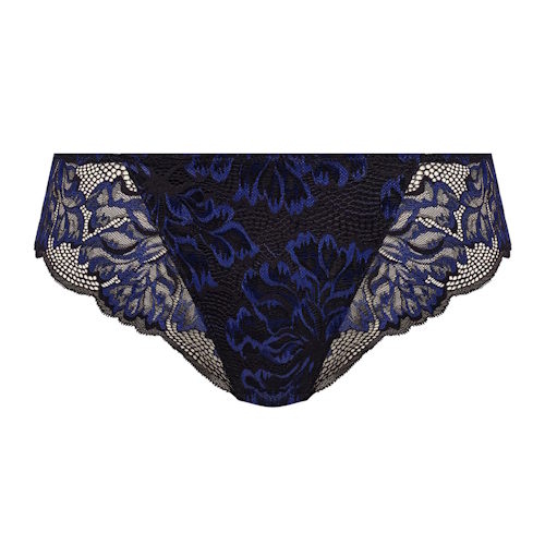 Fantasy Lingerie Emmaline black/blue brief Fantasy Lingerie Emmaline black/blue brief