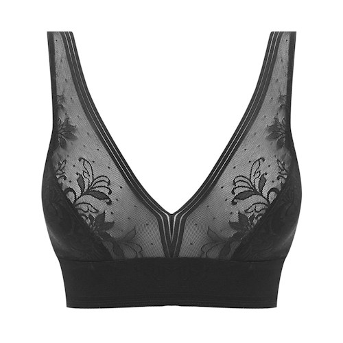 Wacoal Lingerie Net Effects black non-padded bra Wacoal Lingerie Net Effects black non-padded bra