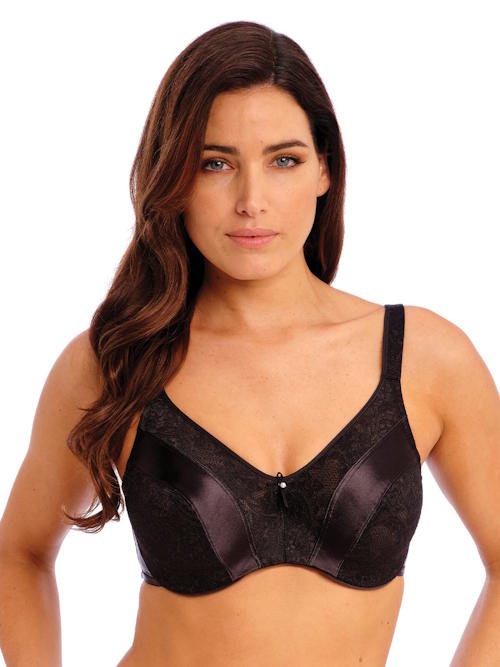 Wacoal Lingerie Le Minimizer black non-padded bra Wacoal Lingerie Le Minimizer black non-padded bra