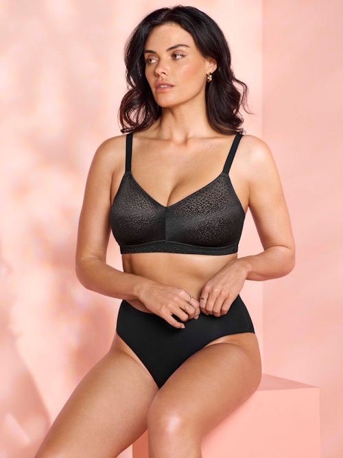 Wacoal Lingerie Back Appeal black wireless bra Wacoal Lingerie Back Appeal black wireless bra