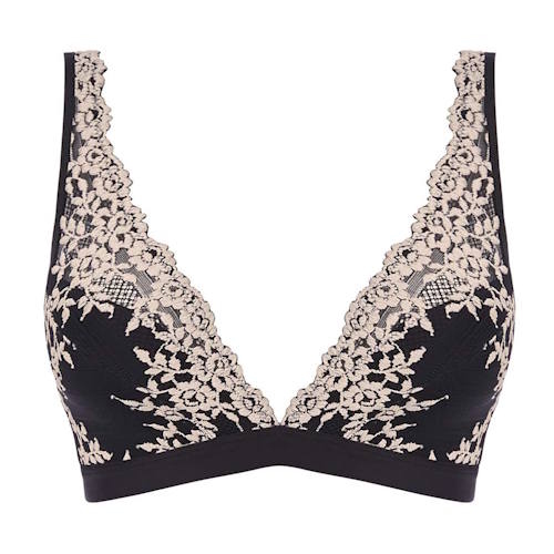 Wacoal Lingerie Embrace Lace black non-padded bra Wacoal Lingerie Embrace Lace black non-padded bra