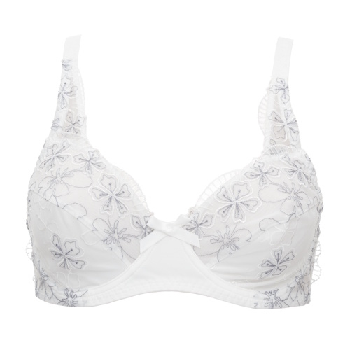 Guy de France Flower ivory non-padded bra Guy de France Flower ivory non-padded bra