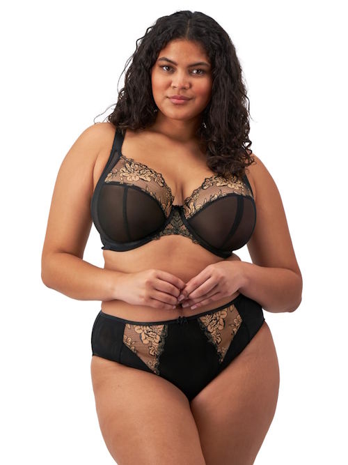 Elomi Teagan black non-padded bra Elomi Teagan black non-padded bra