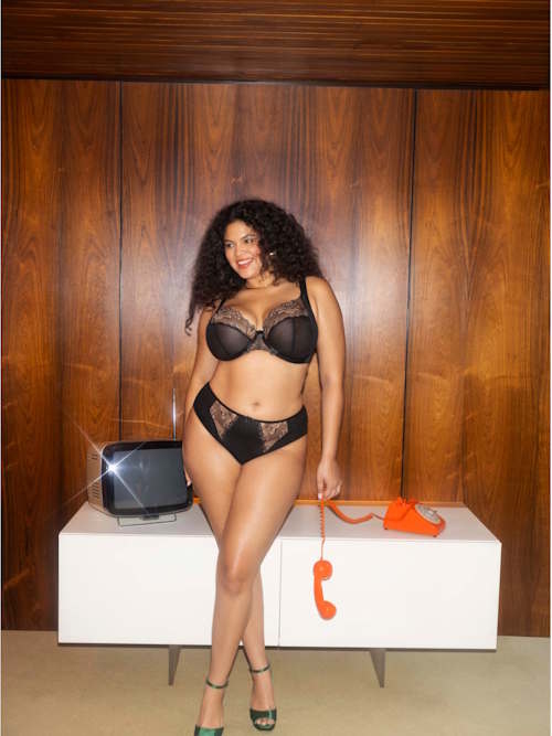 Elomi Teagan black non-padded bra Elomi Teagan black non-padded bra