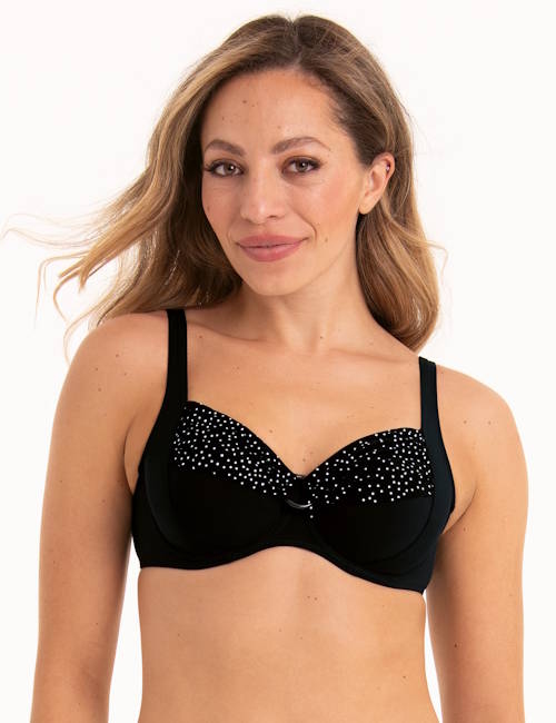Anita Swimwear Elna black soft-cup bikini bra Anita Swimwear Elna black soft-cup bikini bra