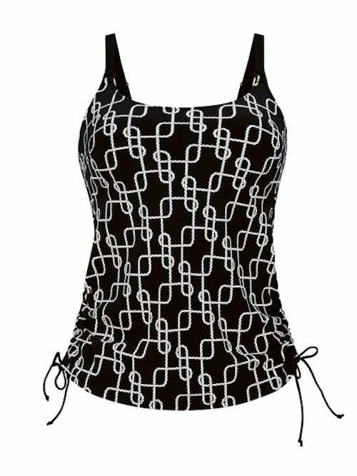 Anita Swimwear Yara black/white tankini top Anita Swimwear Yara black/white tankini top
