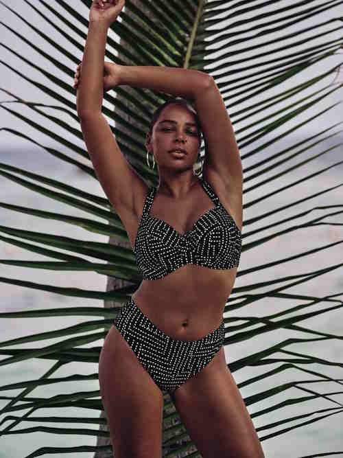 Rosa Faia Swimwear Luna black soft-cup bikini bra Rosa Faia Swimwear Luna black soft-cup bikini bra