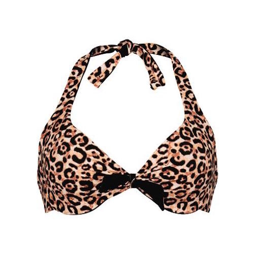 Rosa Faia Swimwear Loretta black/brown padded bikini bra Rosa Faia Swimwear Loretta black/brown padded bikini bra