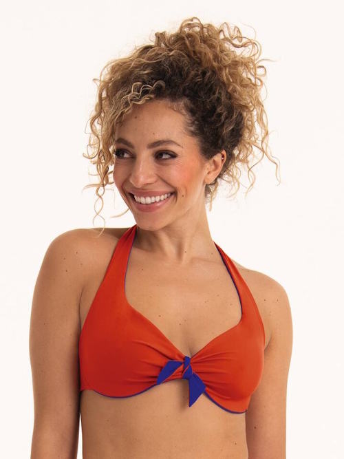 Rosa Faia Swimwear Loretta blue padded bikini bra Rosa Faia Swimwear Loretta blue padded bikini bra